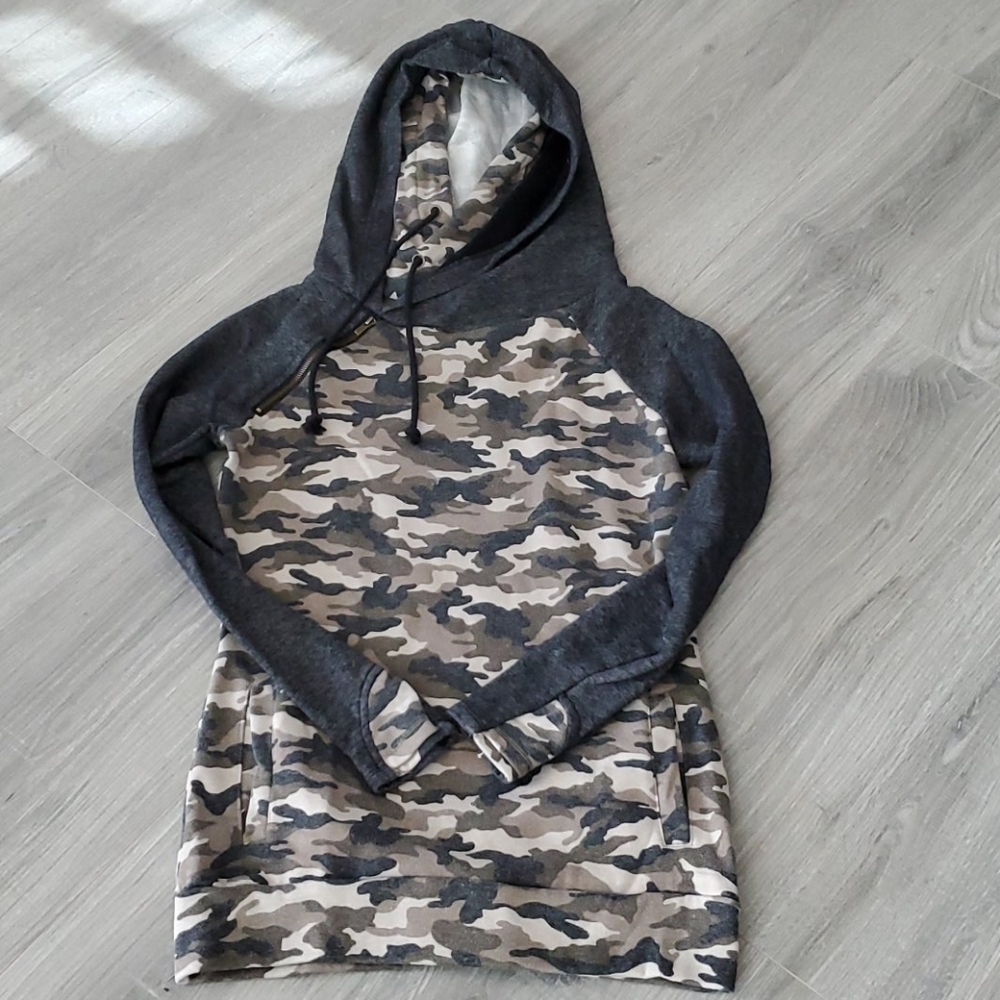 Ampersand Ave double hooded sweatshirt